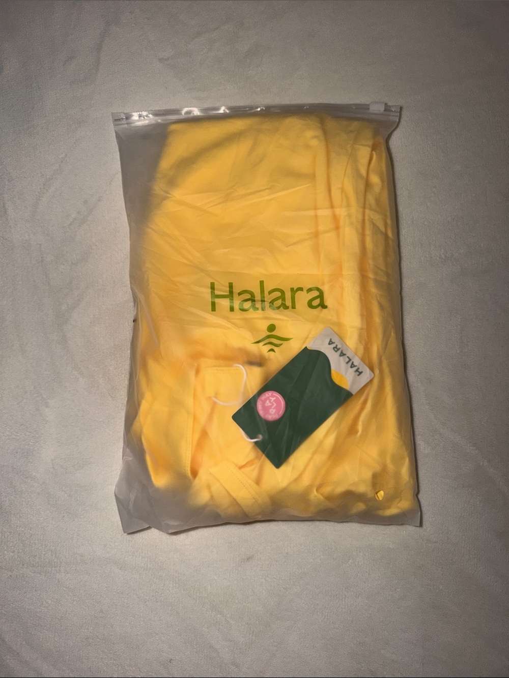 HALARA Women's Mini Dress in Bright Yellow